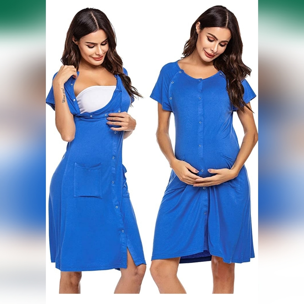 Nursing Maternity Gown
